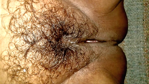 Indian girl with an amazing body is showing her hairy bush