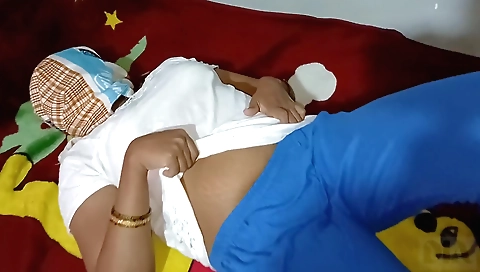 Indian teen 18+ with natural boobs and a sexy ass is getting fucked