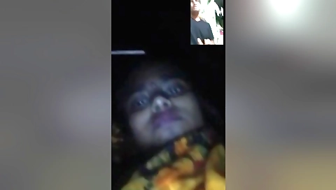 Hairy brunette with a round boobies showing her hairy pussy