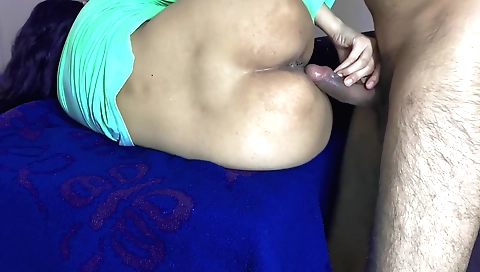 Brunette in sexy bikini squirted by a big black dick