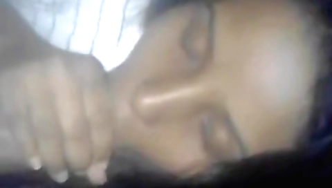 Indian amateur porn video with brunette girl licking cock