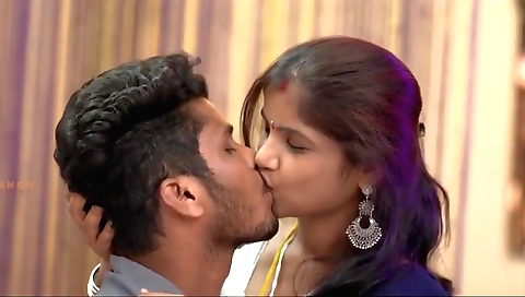 Big ass indian babe riding a big dick in a porn scene