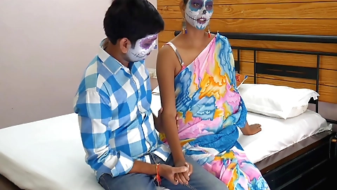 Indian brunette amateur video showing her ex back in her favor