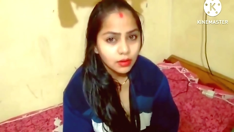 Busty brunette gets fucked on the bed by her boyfriend