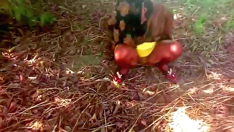 Solo female has her body rubbed and she enjoys a good blowjob