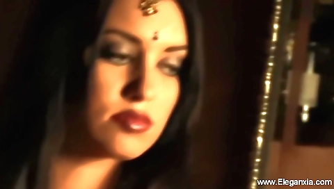 Sexy brunette has an amazing body and she loves to play