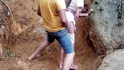 Indian brunette with a shaved pussy rides a motorcycle