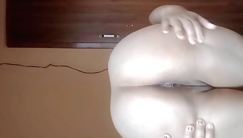 Amateur solo video with horny girl masturbating on camera