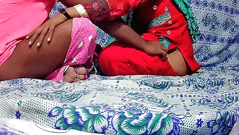 Indian guy is fucking the horny girl in a bedroom in hd