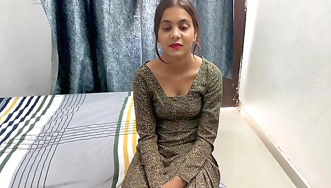 Indian brunette teen 18+ is fucked in a bedroom 18+