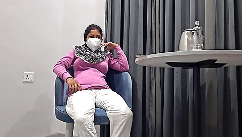 Hot brunette in sexy lingerie touches pussy and tits 038a