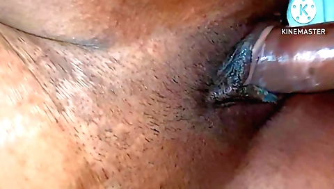 Indian pussy on the hillside and with hot creampie