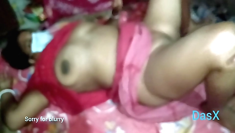 Hairy brunette wife stripping down and showing her pussy