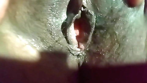 Sexy girl in sexy dress comes out to her boyfriend's mouth