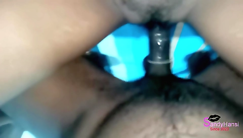 Amateur hairy porn video with hd pov creampie clip