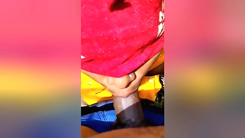 Indian bhabhi riding a hard cock in red bra and pantyhose