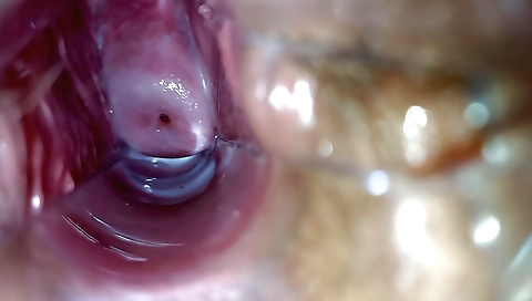 Amateur solo female is taking pleasure in her own body