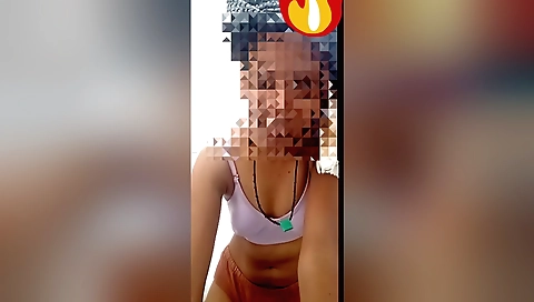 Amateur brunette in a very sexy tight dress and panties