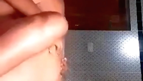 Sexy teen 18+ with a small face showing off her body