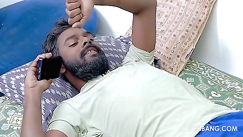 Sexy Indian hottie bangs the handsome guy with her tight ass