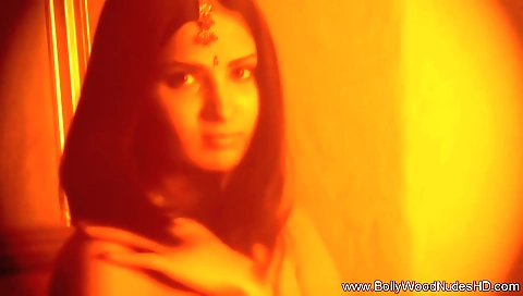 Beautiful girl shows her natural beauty on a solo video