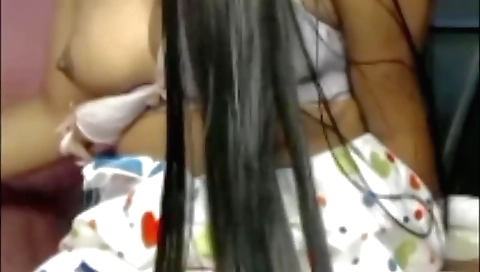 Hot amateur brunette naked video with her pussy filmed