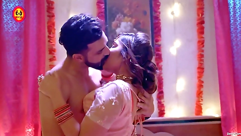 Hot babe with big tits is riding a bike like a slut