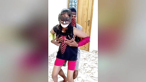 Indian girl gets her tight twats fucked up her ass