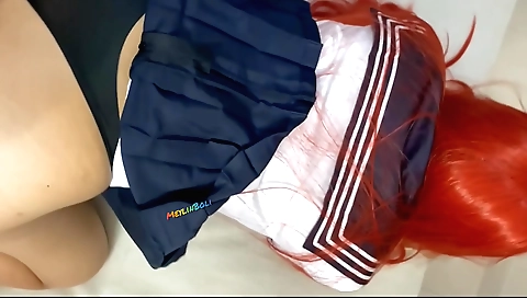 Hot brunette gets her cunt drilled by a guy in a pov