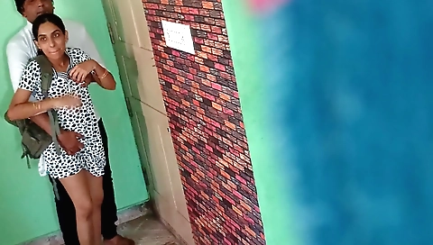 Indian sex with horny man inside a couple of gorgeous babes