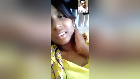 Brunette fanny showing off her huge boobs in homemade video