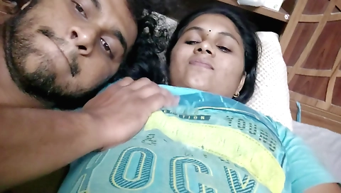 Handjob with a sexy brunette teen in a homemade video