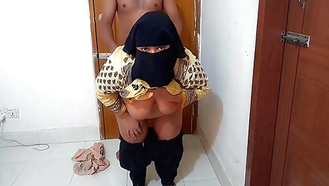 Indian busty and busty bitch fucked by the office boss