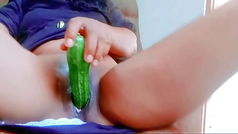 Indian college girl is giving a blowjob and riding a dildo