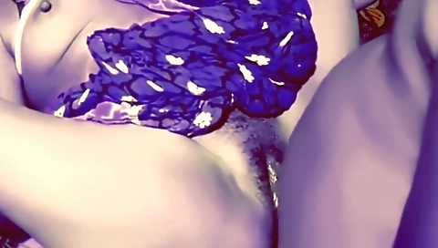 Busty mature Indian bhabi hairy on her sexy ass in a bedroom