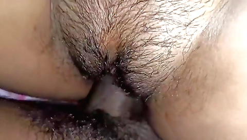 Amateur step fantasy with hairy pussy and wet pussy