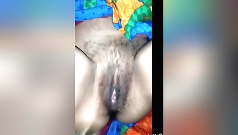 Indian stepsister-in-law cleaned pussy in amateur porn