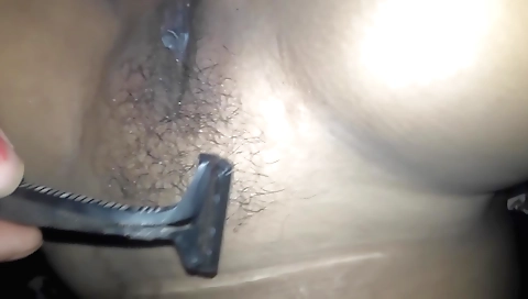 Indian hairy amateur girl riding a guy on the floor