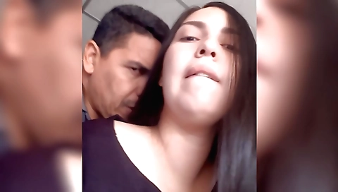 Indian babe fucked her neighbor's friend in the living room