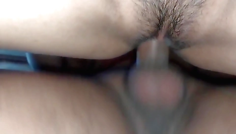 Indian hairy pussy of amateur babe gets pug in video