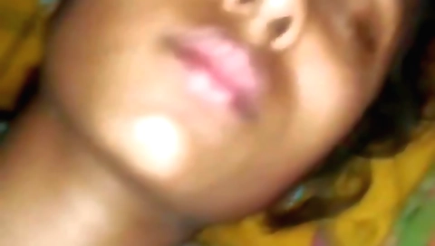 Indian amateur brunette is playing with a big dildo