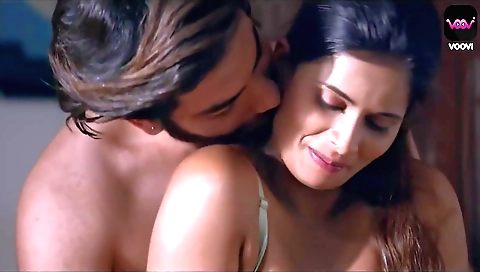 Brunette with short hair and a small tummy is on the internet