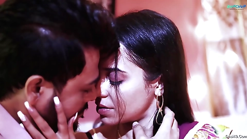 Busty brunette babe with a nice round ass and a nice big booty