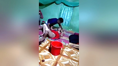 Mature brunette makes out on webcam and gets fucked