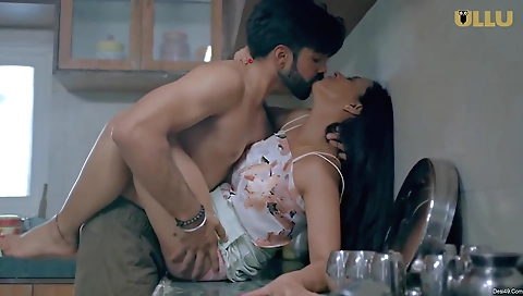 Hot brunette babe with a round ass and natural boobs 1