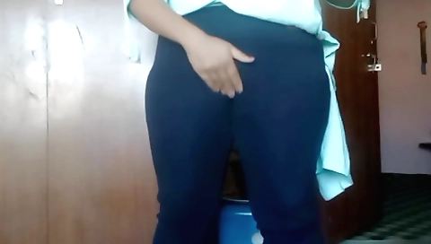 Indian solo female with a big booty and a juicy pussy