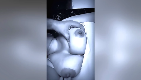 Indian teen with a nice round booty fucks with a dildo