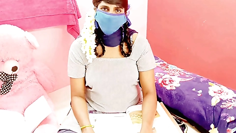 Indian hottie with hairy pussy getting fucked on the couch