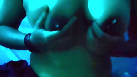 Indian solo female shows her cute face and small tits