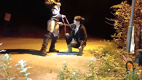 Hot indian brunette fucks outdoors in the living room